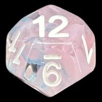 TDSO Ribbon Pink Butterfly D12 Dice
