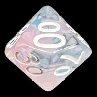 TDSO Ribbon Pink Butterfly Percentile Dice