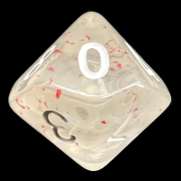 TDSO Particles Swirl Blossom Snowfall D10 Dice