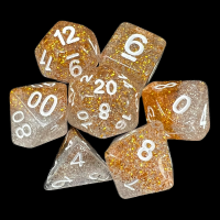TDSO Particles Gold & Silver 7 Dice Polyset