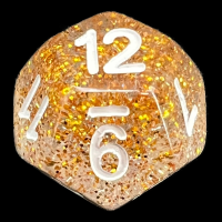 TDSO Particles Gold & Silver D12 Dice