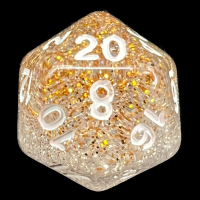 TDSO Particles Gold & Silver D20 Dice