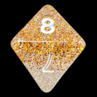 TDSO Particles Gold & Silver D8 Dice