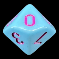 TDSO Pastel Opaque Blue & Purple D10 Dice