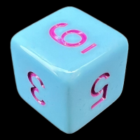 TDSO Pastel Opaque Blue & Purple D6 Dice