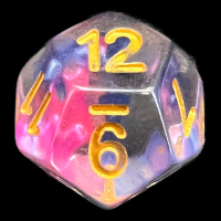 TDSO Pearl Swirl Daybreak D12 Dice