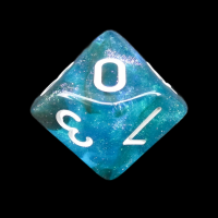 TDSO Photo Reactive Black & Blue D10 Dice