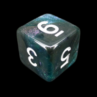 TDSO Photo Reactive Black & Blue D6 Dice