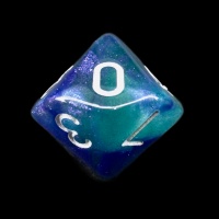 TDSO Photo Reactive Blue & Green D4 Dice