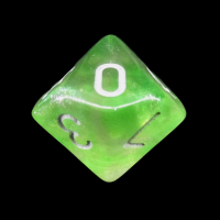 TDSO Photo Reactive Green & Purple D10 Dice