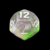 TDSO Photo Reactive Green & Purple D12 Dice