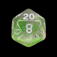 TDSO Photo Reactive Green & Purple D20 Dice