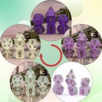 TDSO Heat Colour Changing - Pebbles 7 Dice Polyset LTD EDITION