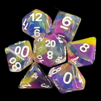 TDSO Ribbon Evil Spell 7 Dice Polyset