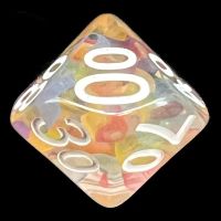 TDSO Ribbon Rainbow Percentile Dice