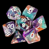TDSO Ribbon Unknown Land 7 Dice Polyset