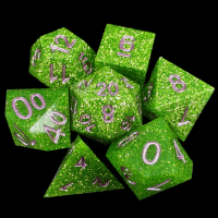 TDSO Sharp Edge Enchanted Essence 7 Dice Polyset + Case