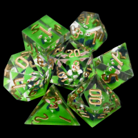 TDSO Sharp Edge Goblin 7 Dice Polyset + Case