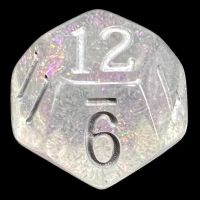 TDSO Shimmer Purple & Silver D12 Dice