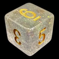 TDSO Shimmer Rose & Gold D6 Dice