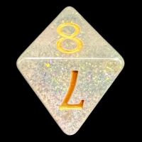 TDSO Shimmer Rose & Gold D8 Dice