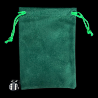 HALF PRICE TDSO Small Forest Green Soft Touch Dice Bag