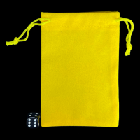 HALF PRICE TDSO Small Yellow Soft Touch Dice Bag