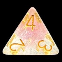 TDSO Snow Globe Cherry Blossom D4 Dice