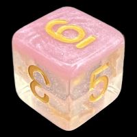 TDSO Snow Globe Cherry Blossom D6 Dice