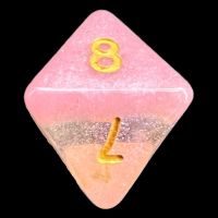 TDSO Snow Globe Cherry Blossom D8 Dice