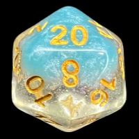 TDSO Snow Globe Snowflake D20 Dice