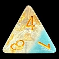TDSO Snow Globe Snowflake D4 Dice