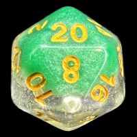 TDSO Snow Globe Spring Dew D20 Dice