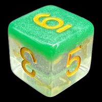 TDSO Snow Globe Spring Dew D6 Dice