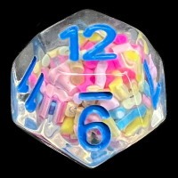 TDSO Sprinkles Multi With Blue D12 Dice
