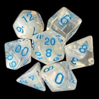 TDSO Winter Frost Blue 7 Dice Polyset