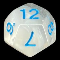 TDSO Winter Frost Blue D12 Dice