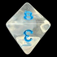 TDSO Winter Frost Blue D8 Dice