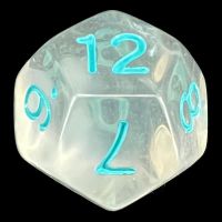 TDSO Winter Frost Turquoise D12 Dice