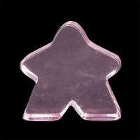 TDSO Zircon Glass Pink Tourmaline Meeple T1