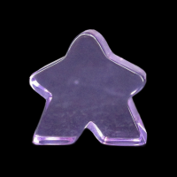 TDSO Zircon Glass Amethyst Meeple T1