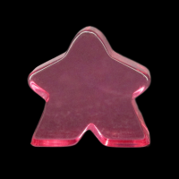 TDSO Zircon Glass Ruby Meeple T1