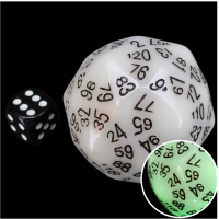 The Dice Lab Glow In The Dark D120 Dice