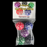 The Dice Lab 5-Player Go First Dice Set 5 x D60 Dice