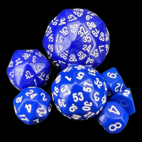 The Dice Lab Opaque Blue Large Dice Set