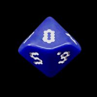 Tessellations Opaque Blue OptiDice 18mm D10 Dice