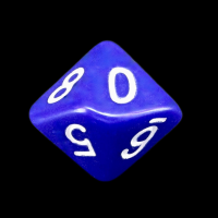 The Dice Lab Opaque Blue Skew D10 Dice