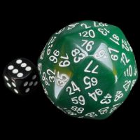 The Dice Lab Opaque Green D120 Dice