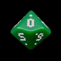 The Dice Lab Opaque Green OptiDice 18mm Percentile Dice