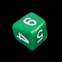 The Dice Lab Opaque Green Skew D6 Dice